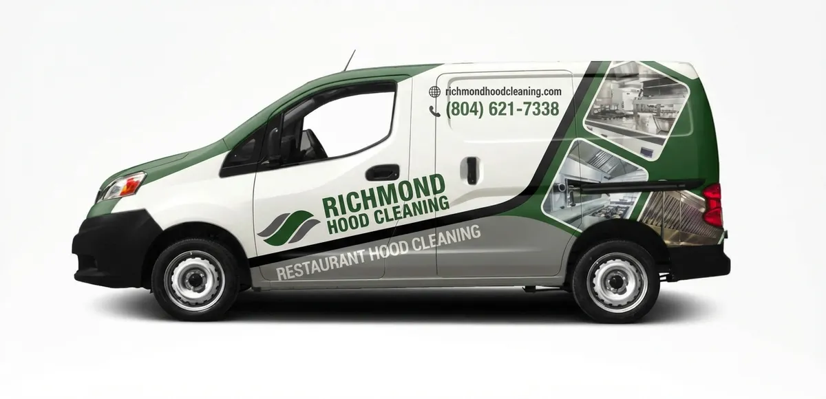 Richmond Hood Cleaning work van